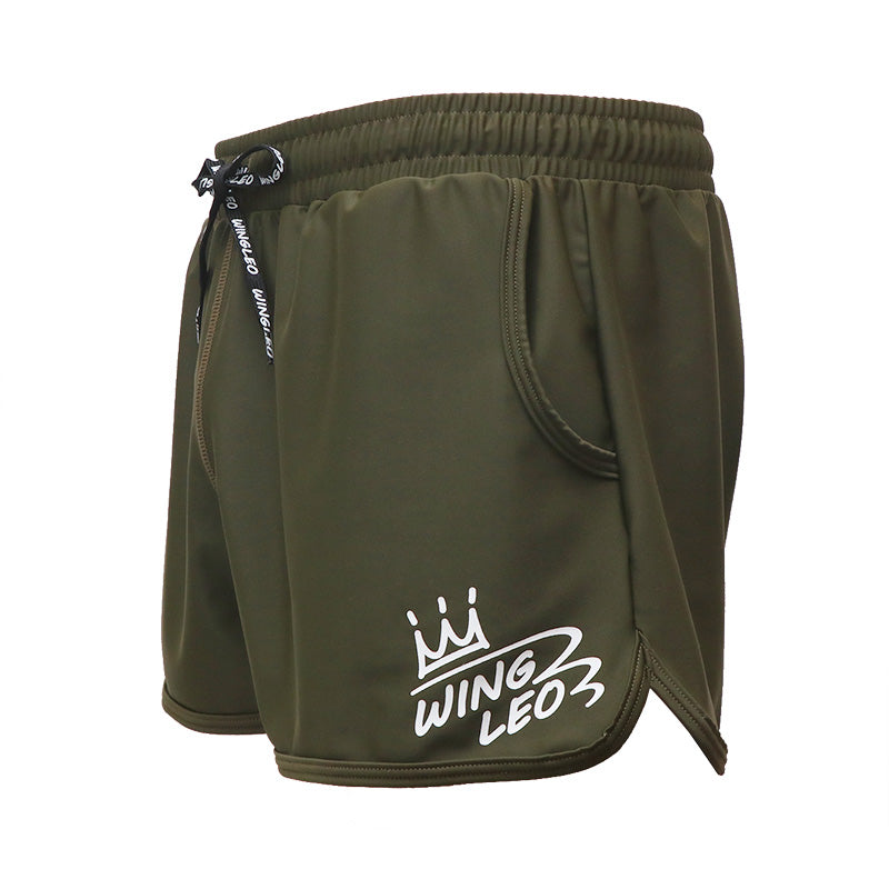 WINGLEO TRAINING SHORT PANTS【KHAKI】