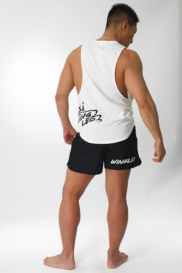 WINGLEO TRAINING DROP TANKTOP【WHITE】