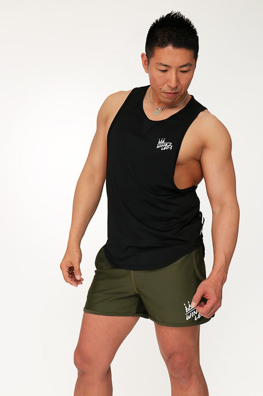 WINGLEO TRAINING SHORT PANTS【KHAKI】