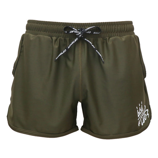 WINGLEO TRAINING SHORT PANTS【KHAKI】