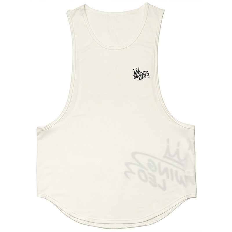 WINGLEO TRAINING DROP TANKTOP【WHITE】