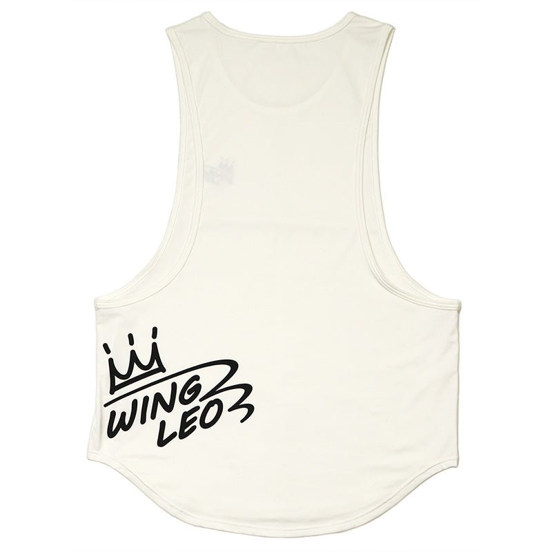 WINGLEO TRAINING DROP TANKTOP【WHITE】